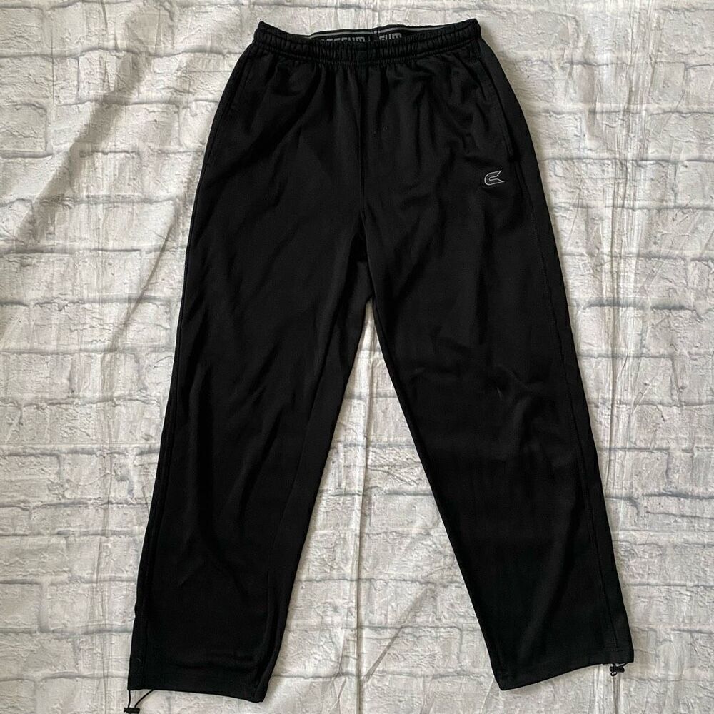 Colosseum Athletics men S pull on athletic pants w/bottom cinch pantleg black
